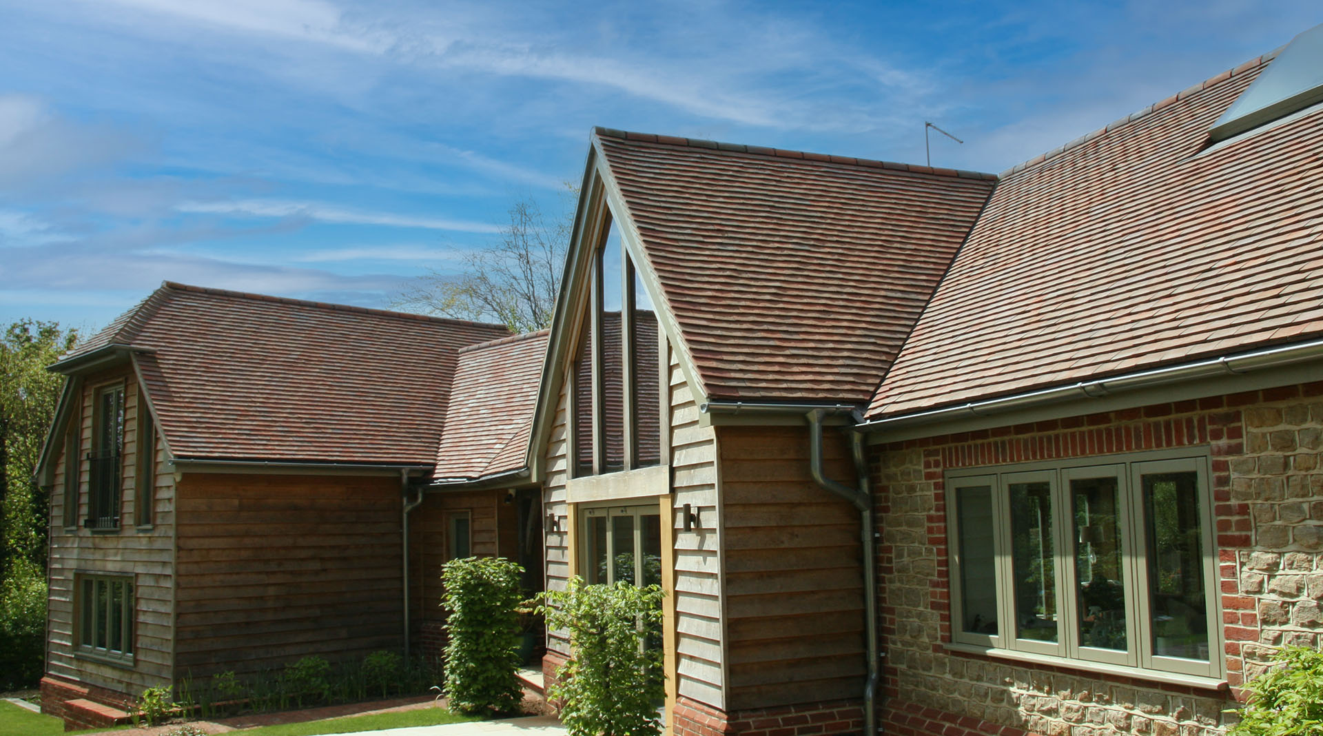 Classic handmade tiles a blend of bronze and purple brown